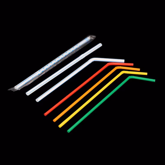 China Factory Diffrent Kinds of Disposable Plastic and Biodegradable PLA Drinking Straws