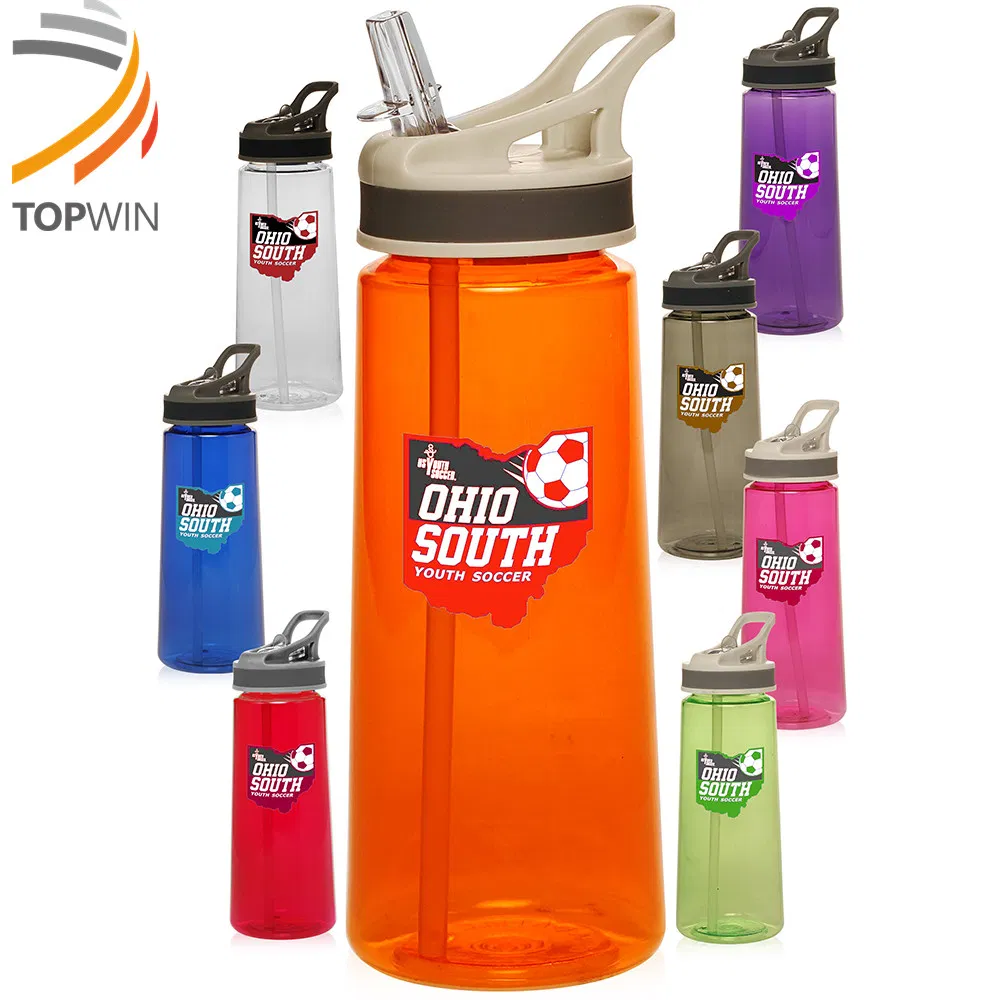 22 Oz. Plastic Sports Bottles with Drink Spout